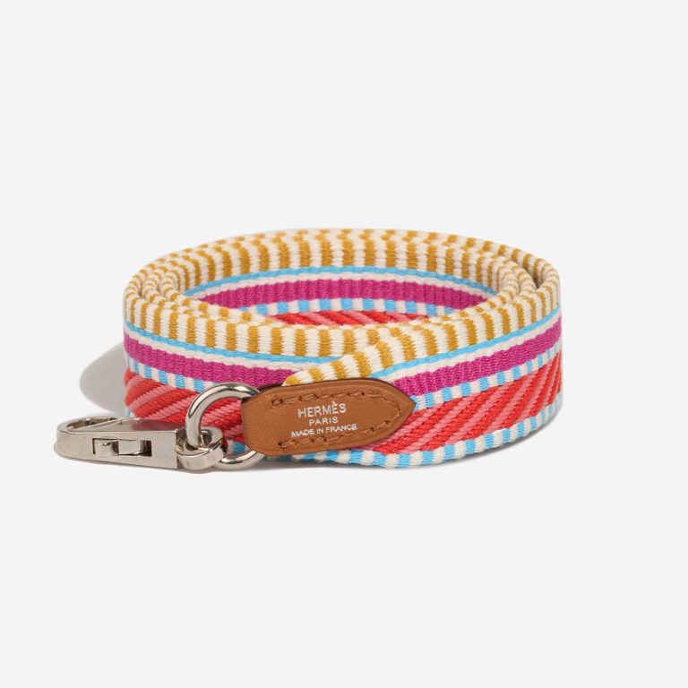 Hermès Shoulder Strap Sangle Cavale Canvas Mutlicolor Front | Sell your designer bag