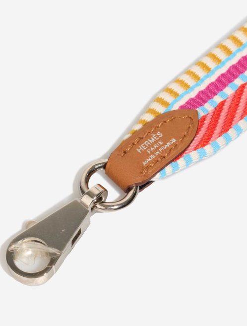 Hermès Shoulder Strap Sangle Cavale Canvas Mutlicolor Closing System | Sell your designer bag