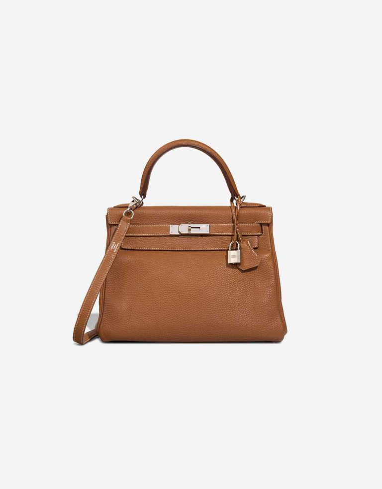 Hermès Kelly 28 Togo Gold Front | Sell your designer bag