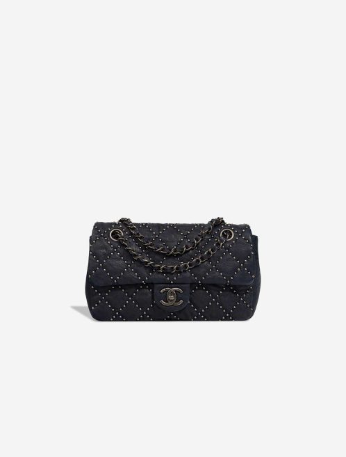 Chanel Timeless Medium Goat Dark Blue Front | Sell your designer bag