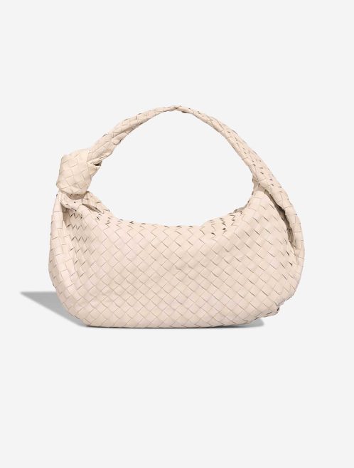 Bottega Veneta Jodie Large Lamb White Front | Sell your designer bag