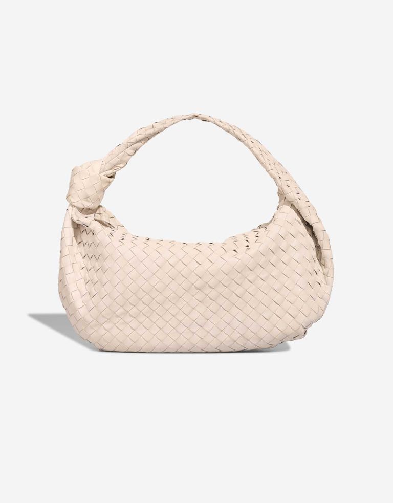 Bottega Veneta Jodie Large Lamb White Front | Sell your designer bag
