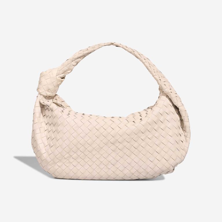 Bottega Veneta Jodie Large Lamb White Front | Sell your designer bag