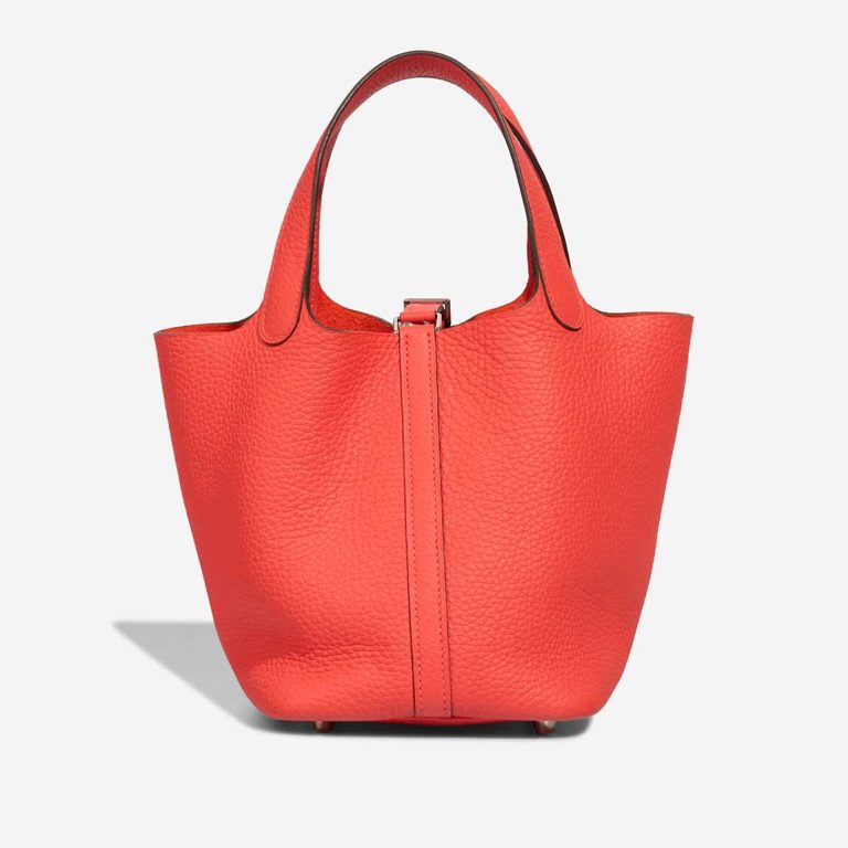 Hermès Picotin 18 Taurillon Clémence Orange Field | Sell your designer bag