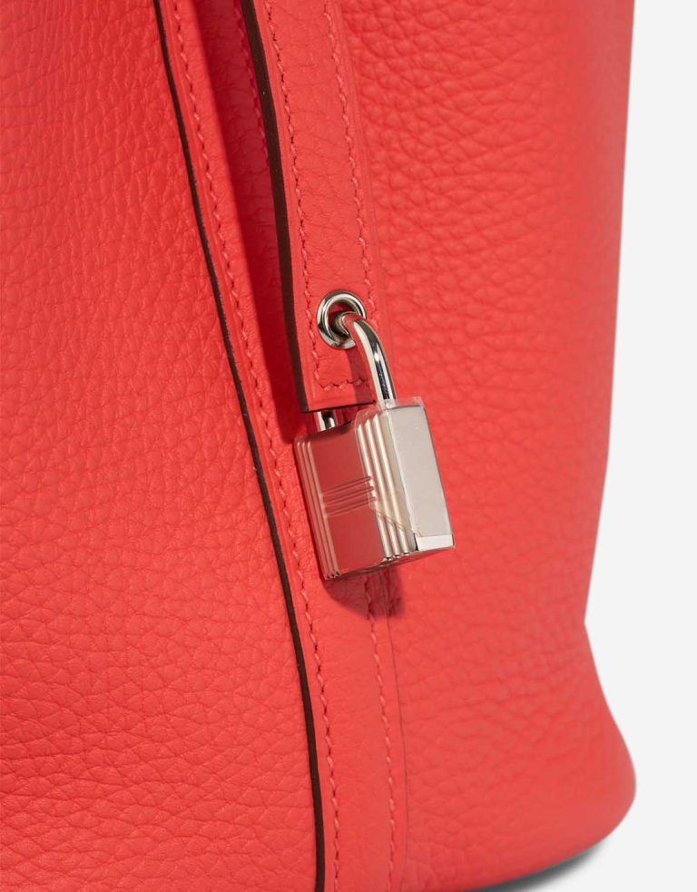 Hermès Picotin 18 Taurillon Clémence Orange Field Closing System | Sell your designer bag