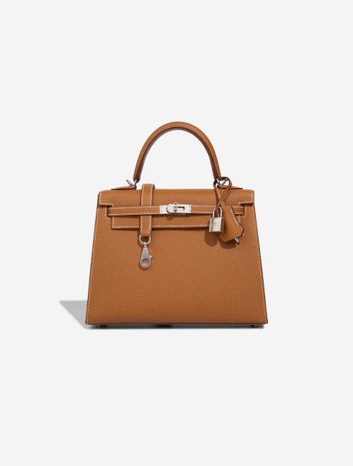 Hermès Kelly 25 Epsom Gold Front | Sell your designer bag