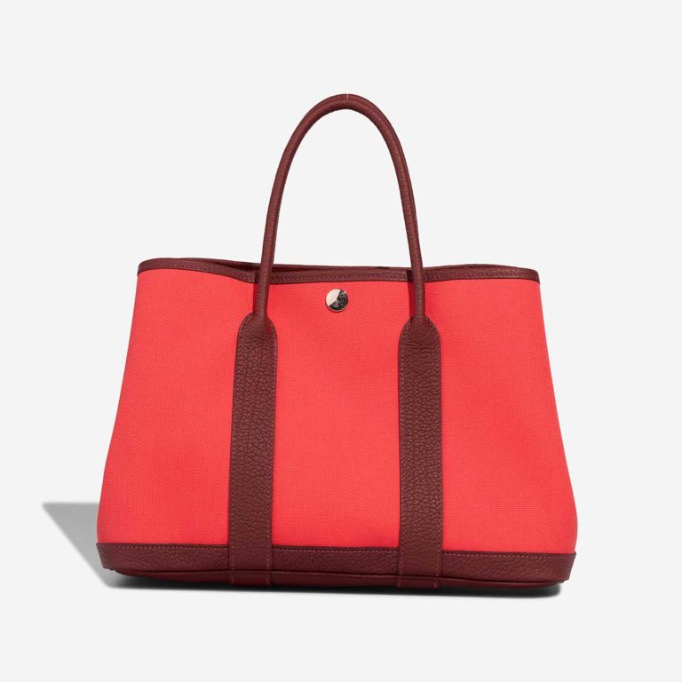 Hermès Garden Party 30 Toile / Veau Négonda Rose Texas / Rouge H | Sell your designer bag