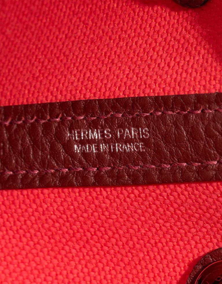 Hermès Garden Party 30 Toile / Veau Négonda Rose Texas / Rouge H Logo | Sell your designer bag