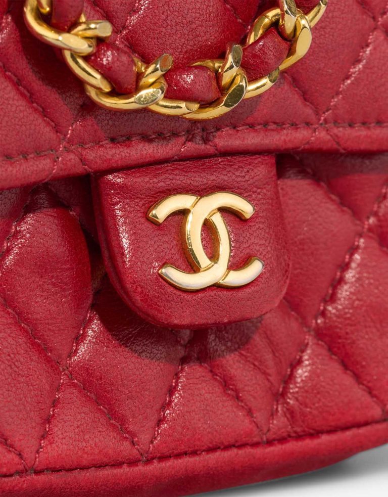 Chanel Timeless Belt Bag Micro Lamb Red Closing System | Sell your designer bag