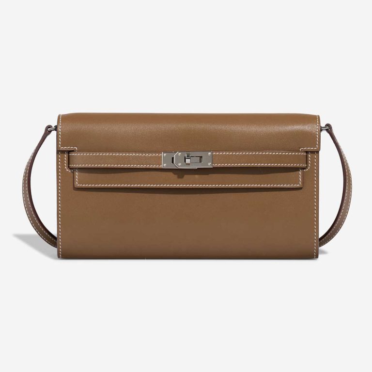 Hermès Kelly To Go Swift Étoupe Front | Sell your designer bag