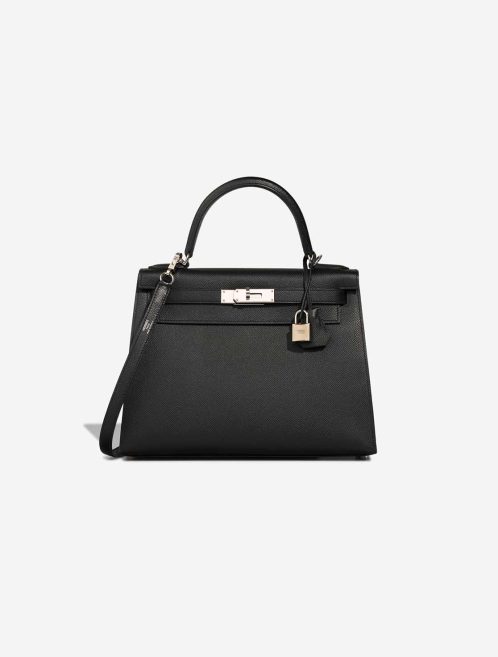 Hermès Kelly 28 Epsom Black Front | Sell your designer bag