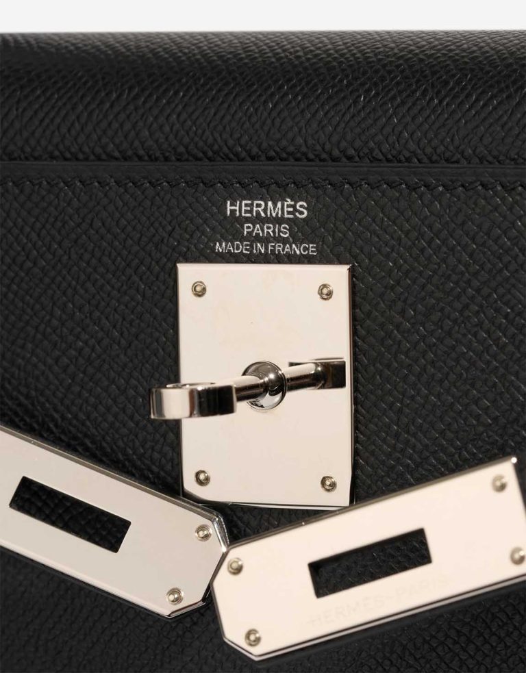 Hermès Kelly 28 Epsom Black Logo | Sell your designer bag