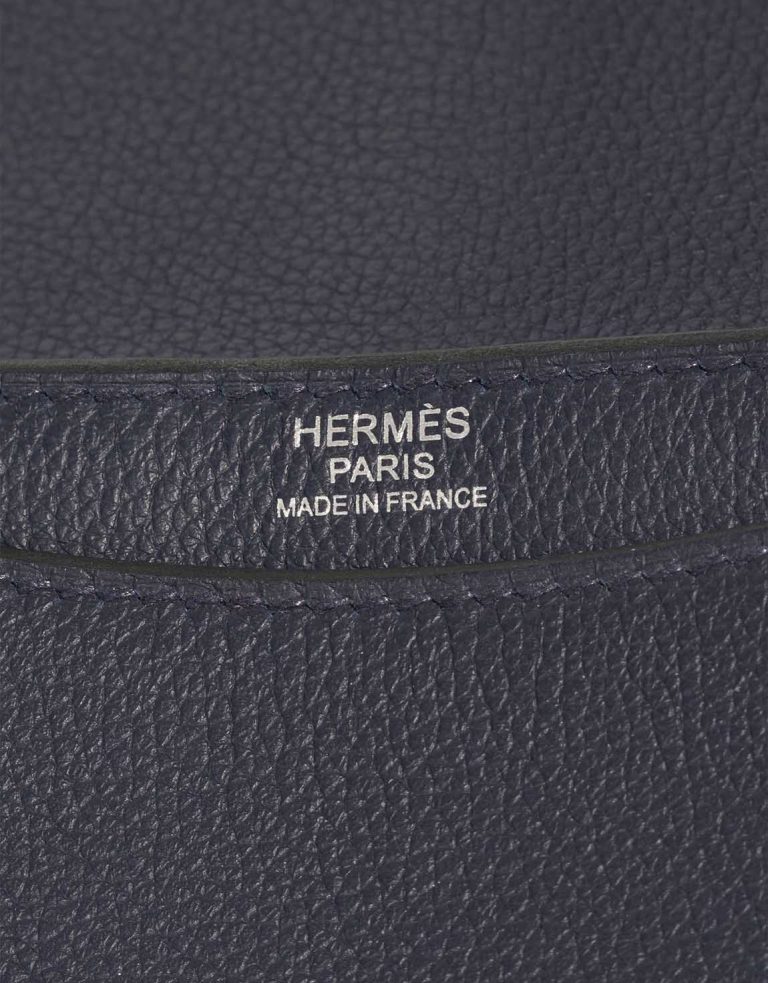 Hermès Steve Light Junior Messenger Bag Evercolor Bleu Nuit Logo | Sell your designer bag