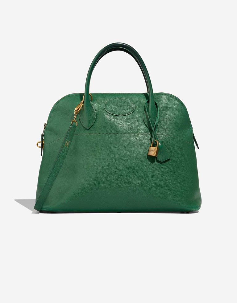 Hermès Bolide 35 Courchevel Cactus Front | Sell your designer bag