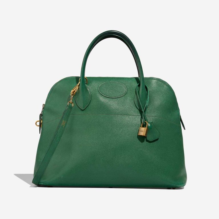 Hermès Bolide 35 Courchevel Cactus Front | Sell your designer bag