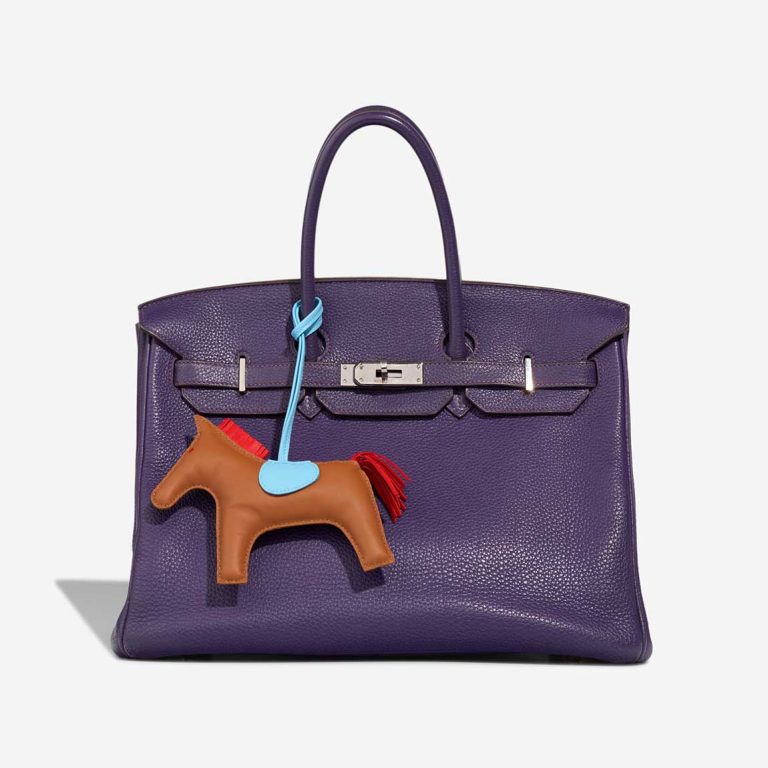 Hermès Rodeo GM Milo Lamb Gold / Rouge Indien / Céleste Front | Sell your designer bag