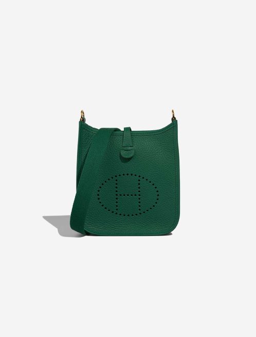 Hermès Evelyne 16 Taurillon Clémence Vert Moyen Front | Sell your designer bag