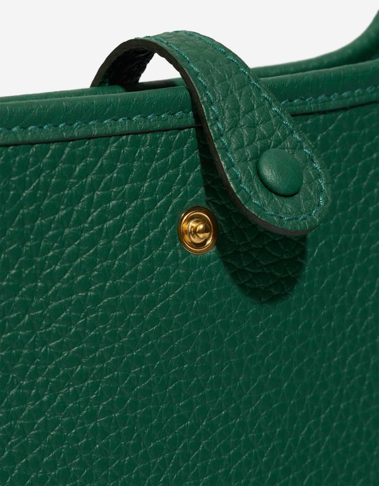 Hermès Evelyne 16 Taurillon Clémence Vert Moyen Front | Sell your designer bag