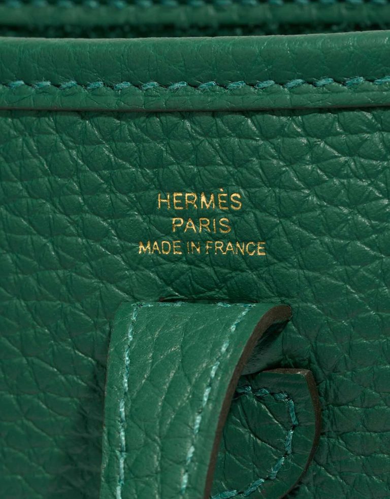 Hermès Evelyne 16 Taurillon Clémence Vert Moyen Logo | Sell your designer bag