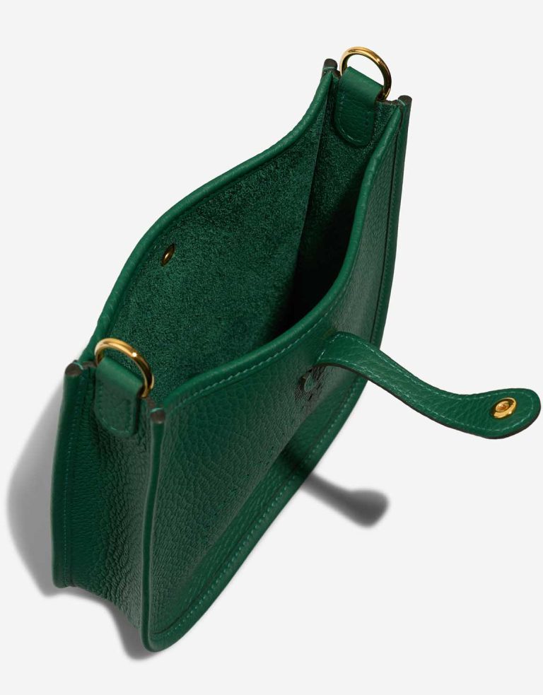 Hermès Evelyne 16 Taurillon Clémence Vert Moyen Inside | Sell your designer bag