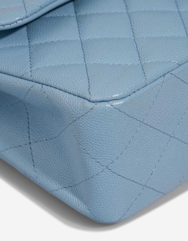 Chanel Timeless Small Caviar Light Blue Signs of wear | Sell your designer bag