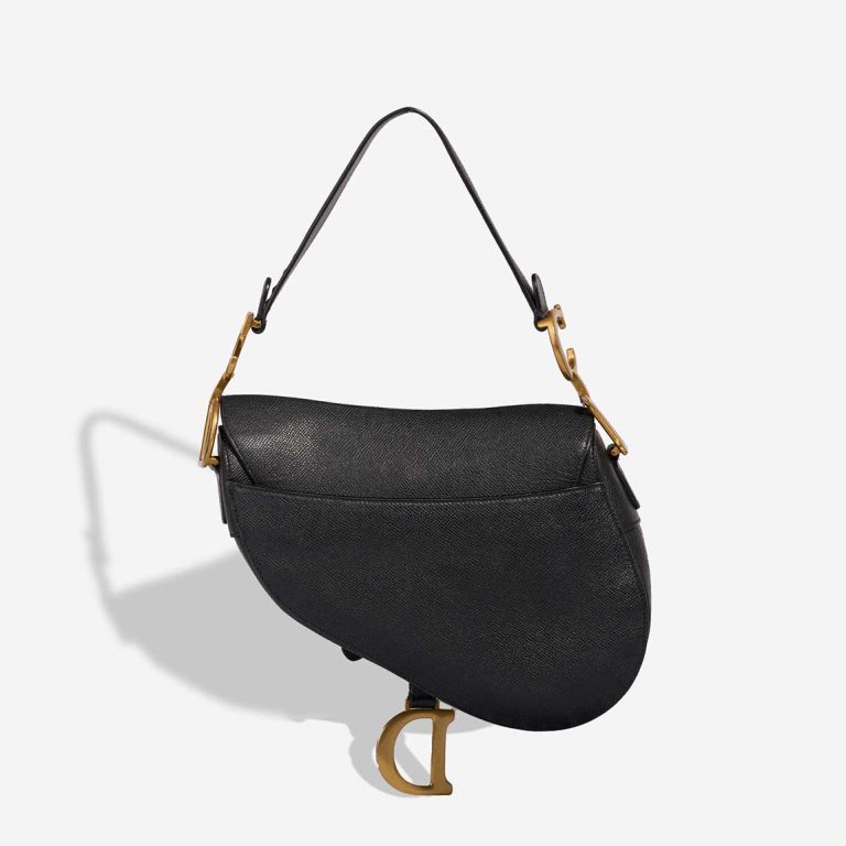 Dior Saddle Medium Calf Black | Sell your designer bag