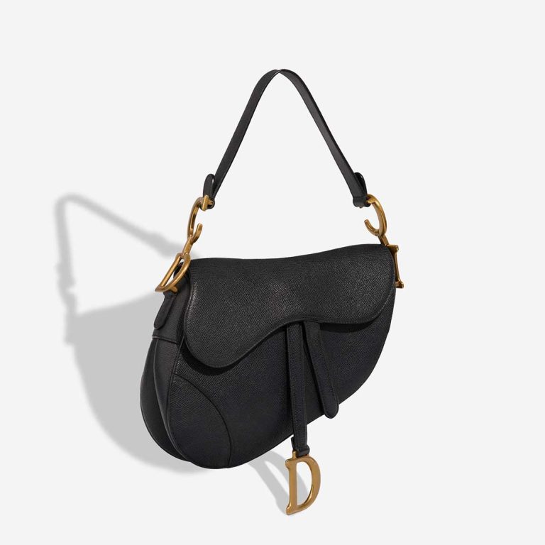 Dior Saddle Medium Calf Black | Sell your designer bag