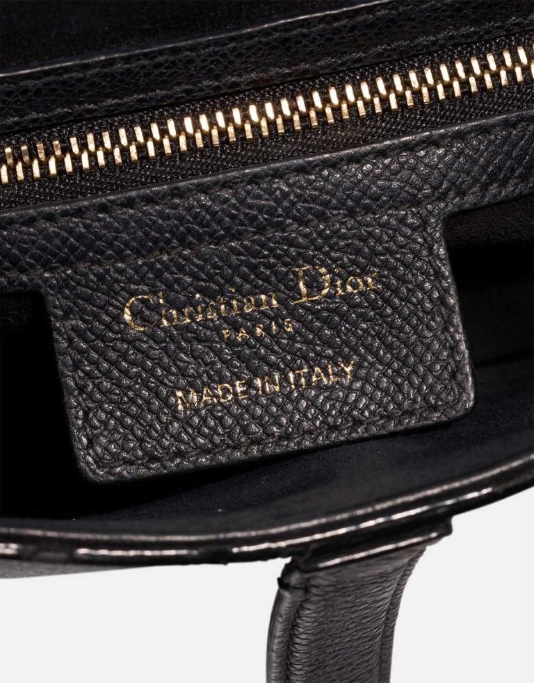 Dior Saddle Medium Calf Black Logo | Sell your designer bag