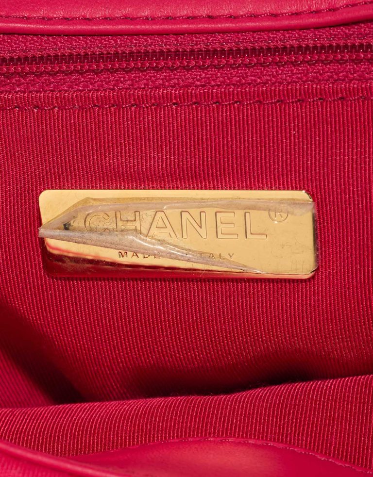Chanel 19 Flap Bag Jersey / Lamb Pink Logo | Sell your designer bag