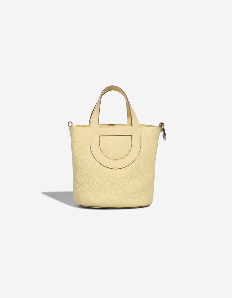Hermès In-The-Loop 18 Taurillon Clémence Jaune Milton Front | Sell your designer bag