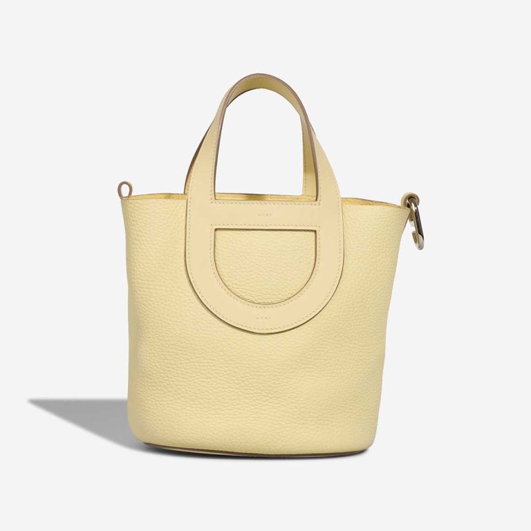 Hermès In-The-Loop 18 Taurillon Clémence Jaune Milton Front | Sell your designer bag