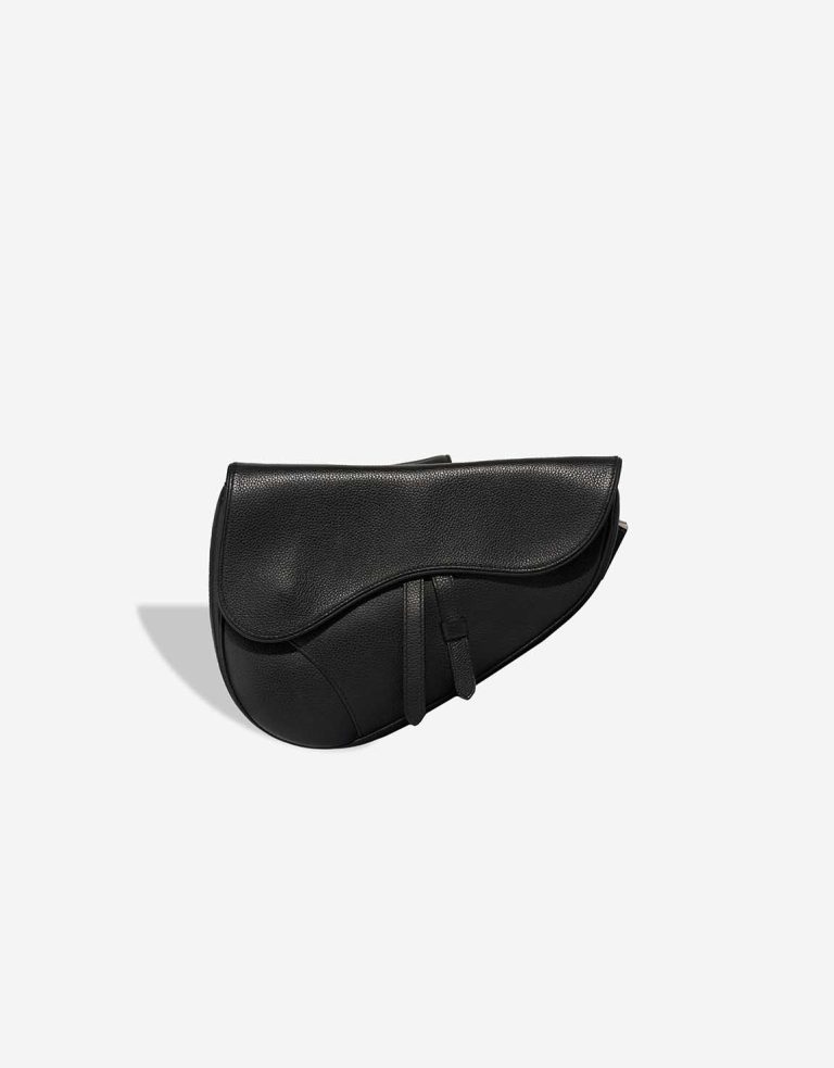 Dior Saddle Medium Calf Black Front | Sell your designer bag