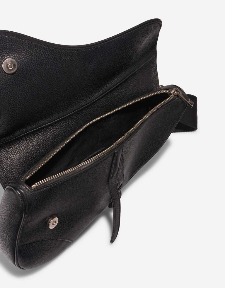 Dior Saddle Medium Calf Black Inside | Sell your designer bag