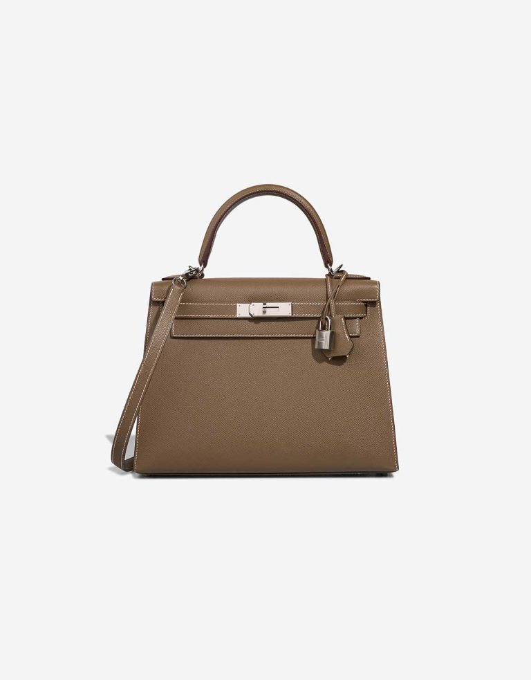 Hermès Kelly 28 Epsom Étoupe Front | Sell your designer bag