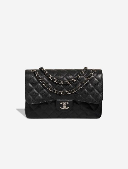 Chanel Timeless Jumbo Caviar Black Front | Sell your designer bag