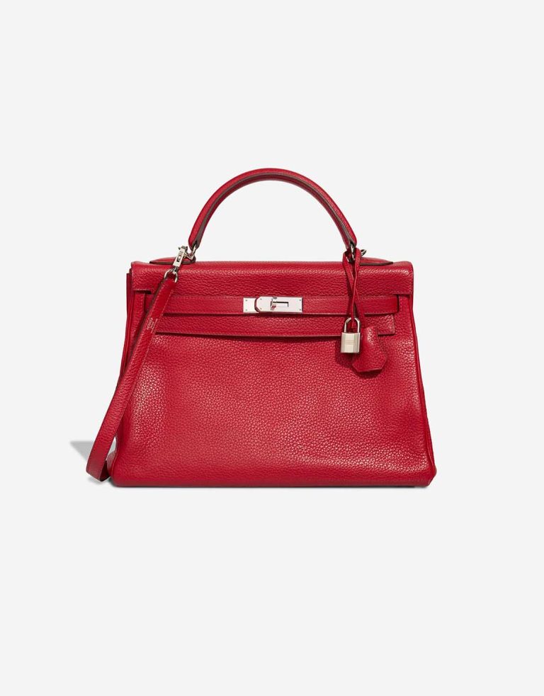 Hermès Kelly 32 Clémence Rouge Garance Front | Sell your designer bag