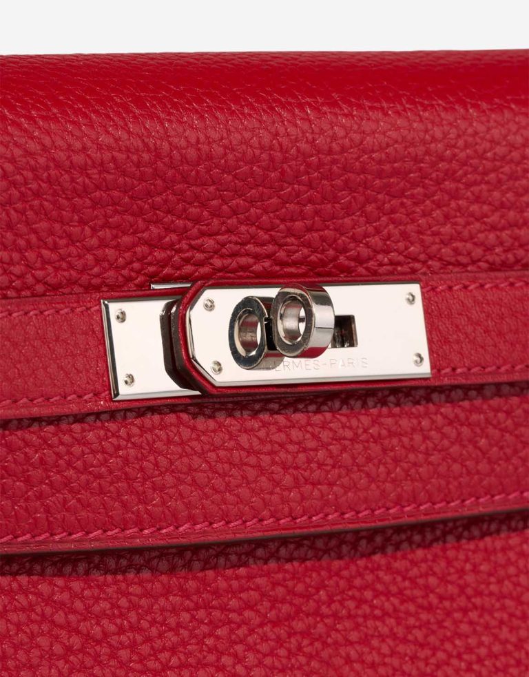 Hermès Kelly 32 Clémence Rouge Garance Closing System | Sell your designer bag