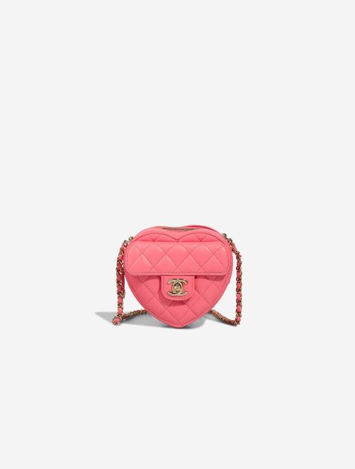 Chanel Timeless Heart Small Lamb Pink Front | Sell your designer bag