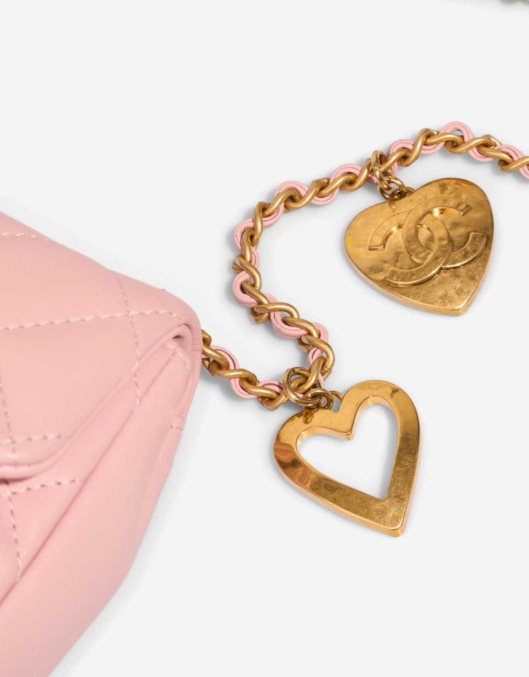 Chanel Timeless Mini Rectangular Lamb Light Pink Signs of wear | Sell your designer bag