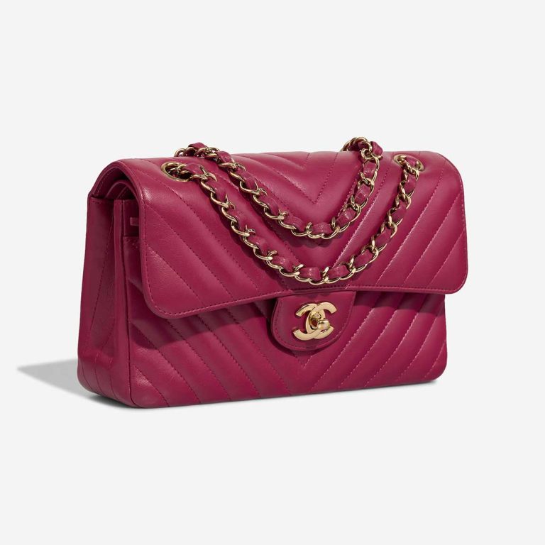 Chanel Timeless Chevron Small Lamb Pink | Sell your designer bag