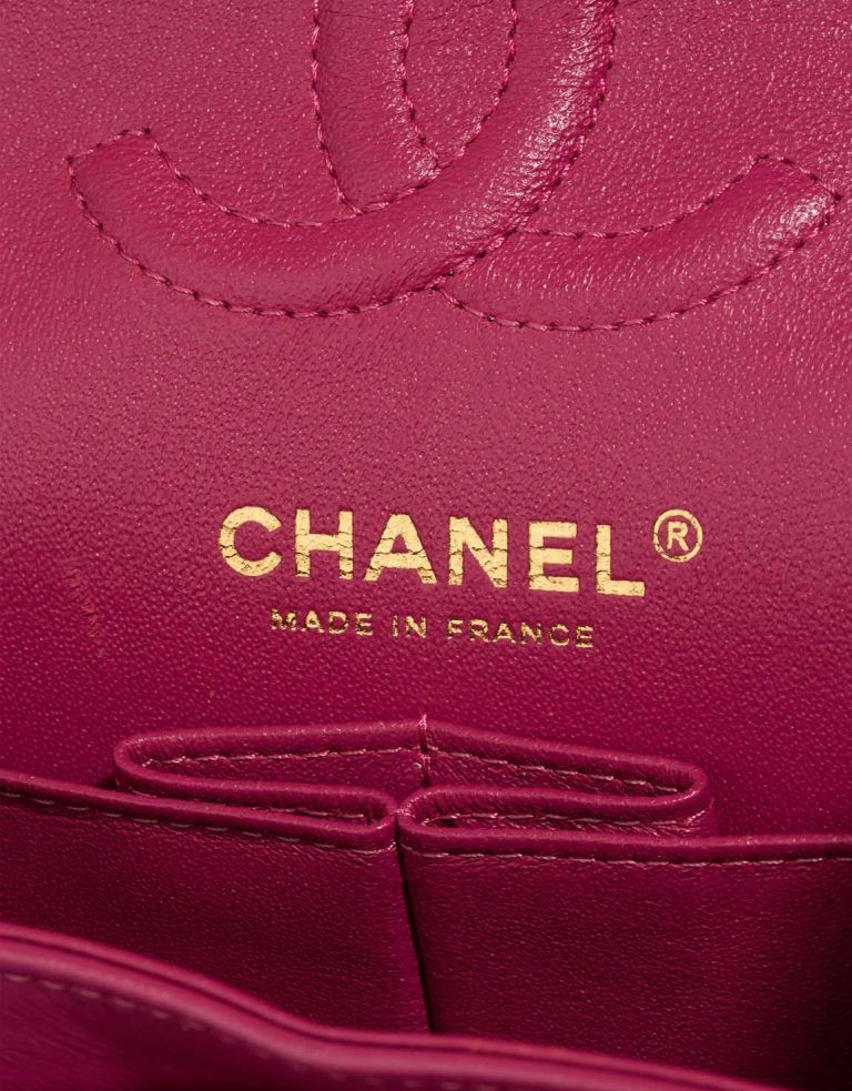 Chanel Timeless Chevron Small Lamb Pink Logo | Sell your designer bag