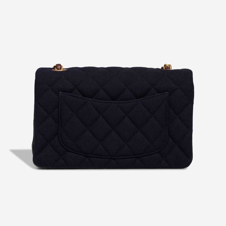 Chanel Timeless Paris-Hamburg Mini Rectangular Lamb / Jersey Blue / Red | Sell your designer bag