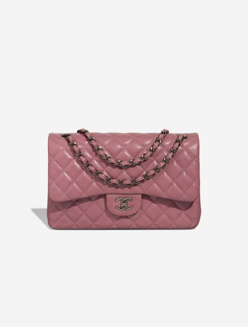Chanel Timeless Jumbo Caviar Blush Front | Sell your designer bag