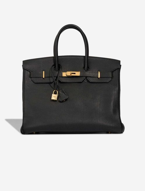 Hermès Birkin 35 Togo Black Front | Sell your designer bag