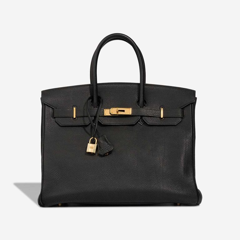 Hermès Birkin 35 Togo Black Front | Sell your designer bag