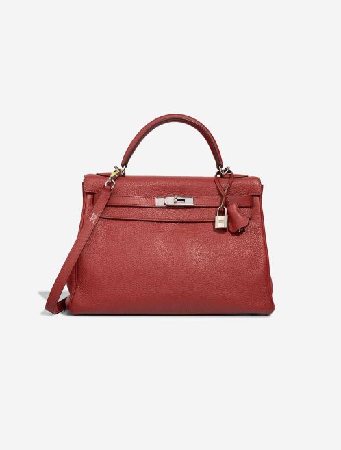Hermès Kelly 32 Clémence Rouge H Front | Sell your designer bag