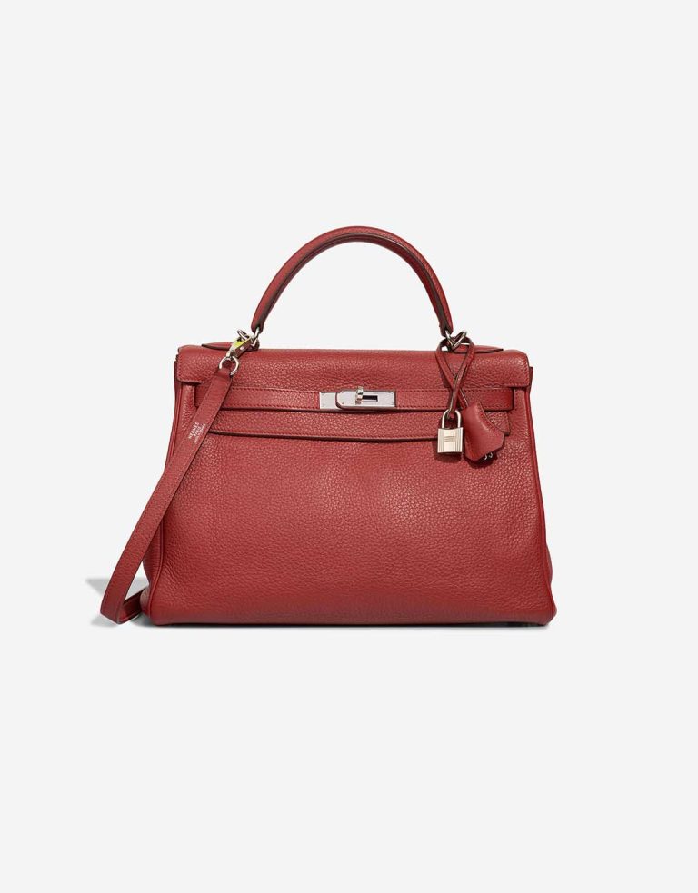 Hermès Kelly 32 Clémence Rouge H Front | Sell your designer bag