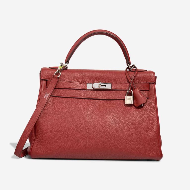 Hermès Kelly 32 Clémence Rouge H Front | Sell your designer bag