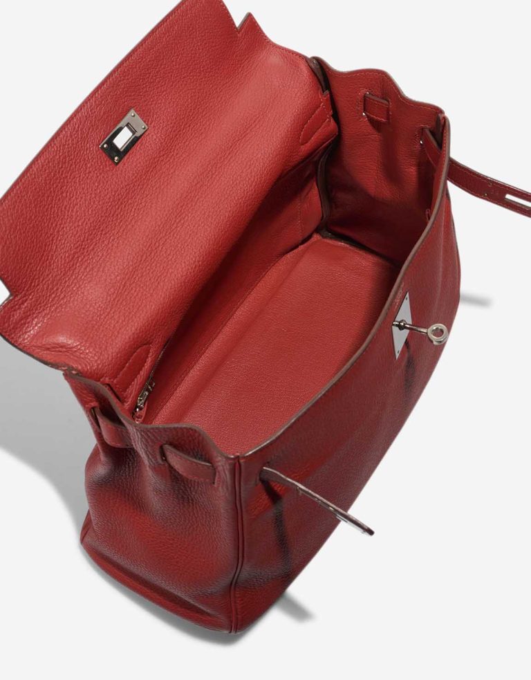 Hermès Kelly 32 Clémence Rouge H Inside | Sell your designer bag
