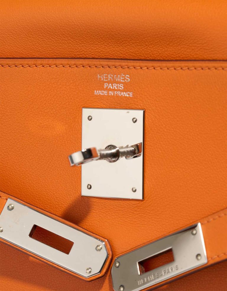 Hermès Kelly 32 Swift Feu Logo | Sell your designer bag